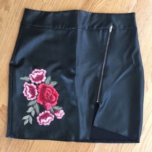 Woman’s mini skirt